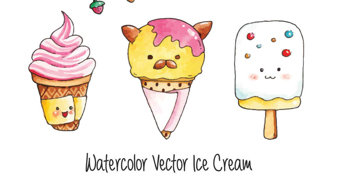アイスクリームの日　イラスト